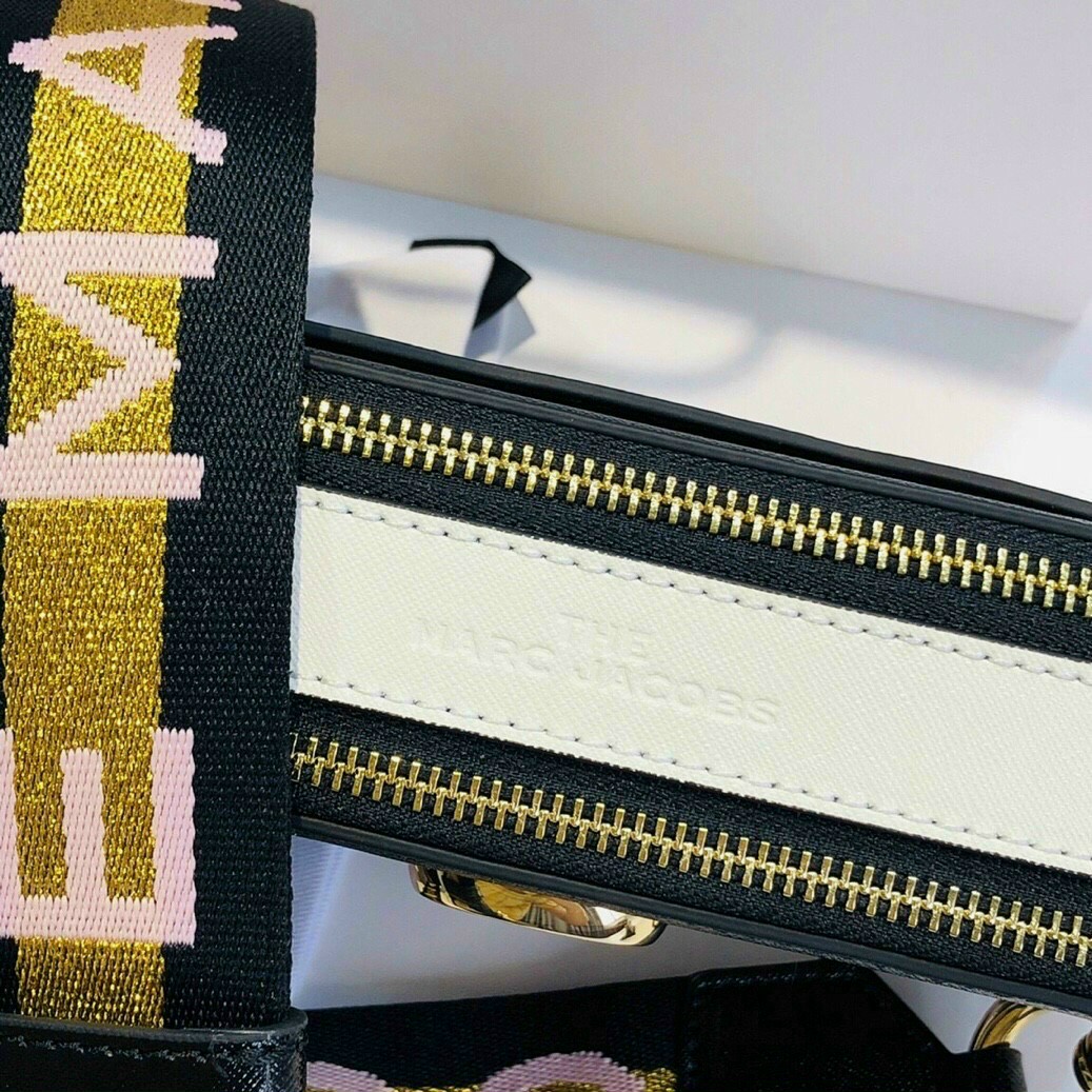 Túi đeo chéo nữ Marc Jacobs da thật màu đen | Túi xách Snapshot Camera bag mẫu mới nhất 3